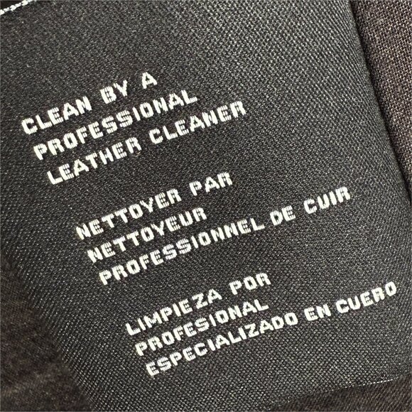 Michael Kors Black Lambskin Leather Moto Jacket S - Picture 10 of 11